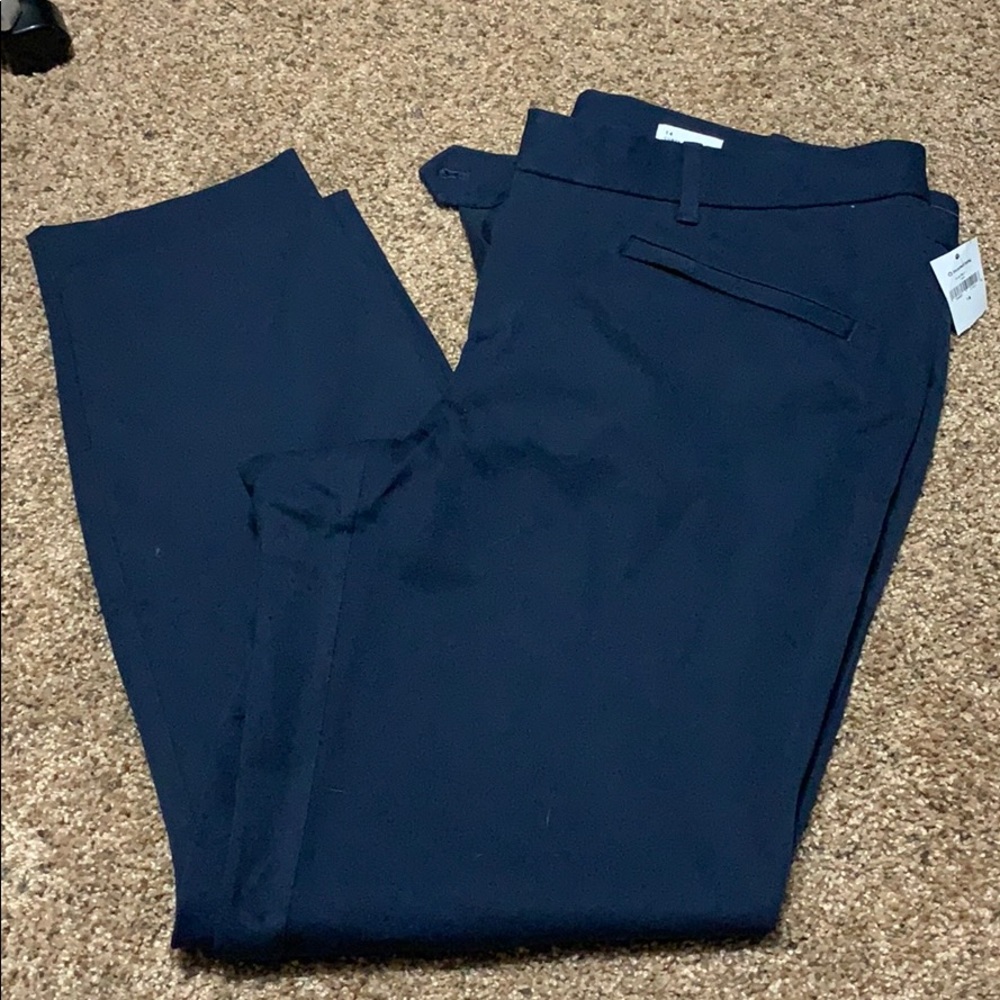 Navy gap curvy skinny ankle